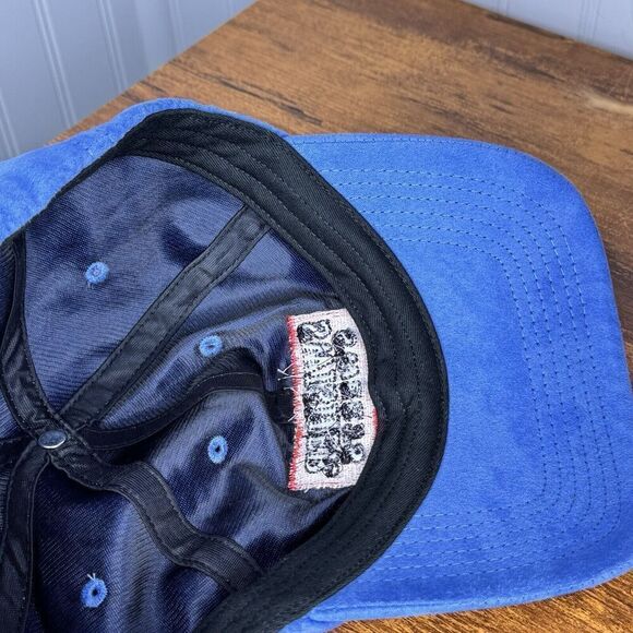 Swisher Sweets Strata Mfg Faux Micro Suede Mfg Hat Cap Blue Embroidered RARE - Picture 7 of 12